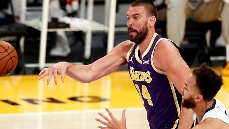 Marc Gasol, en el partido ante los Grizzlies.