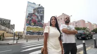 "Siempre es siempre": este barrio de Las Palmas de Gran Canaria convierte una pared en el recuerdo del piloto Jéremy Bernet