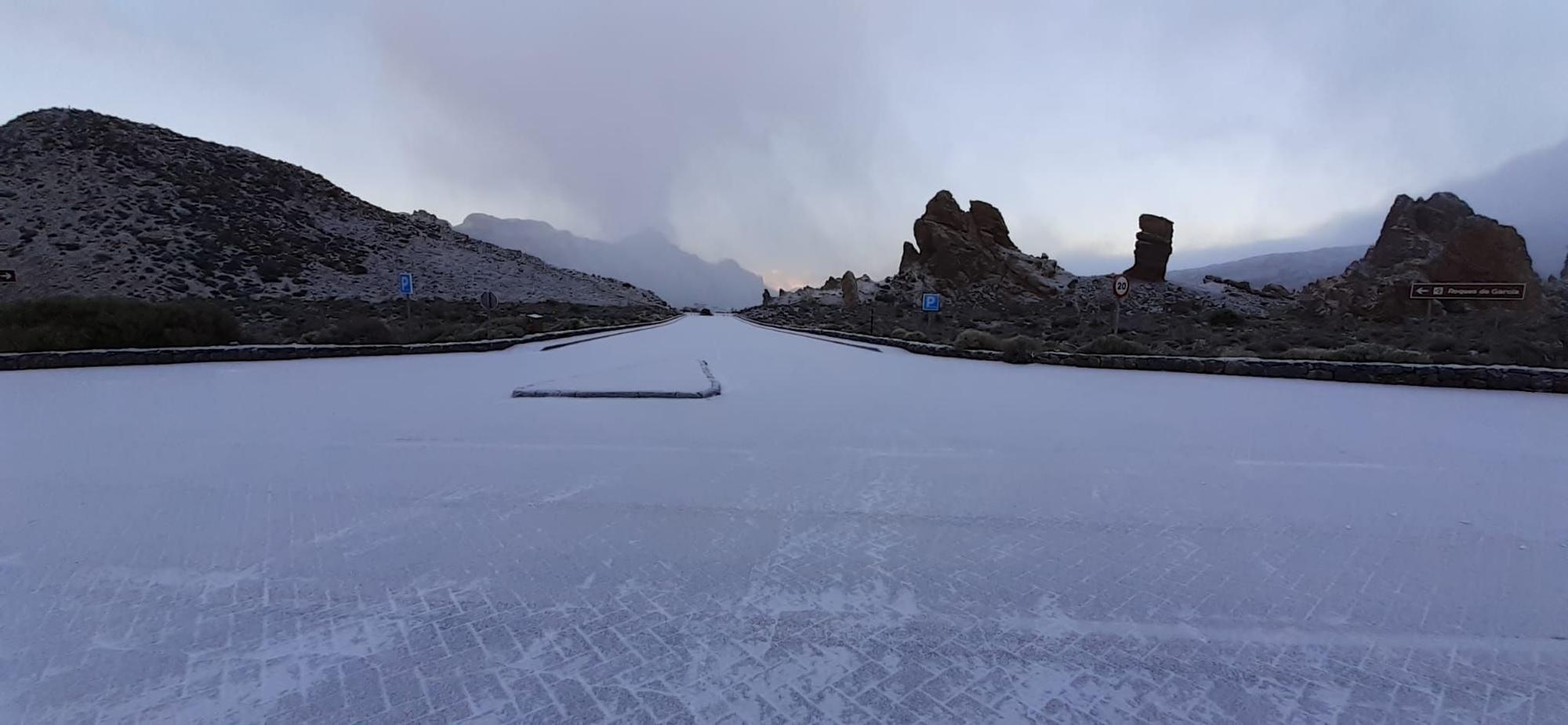 Las imágenes de la nevada en Tenerife