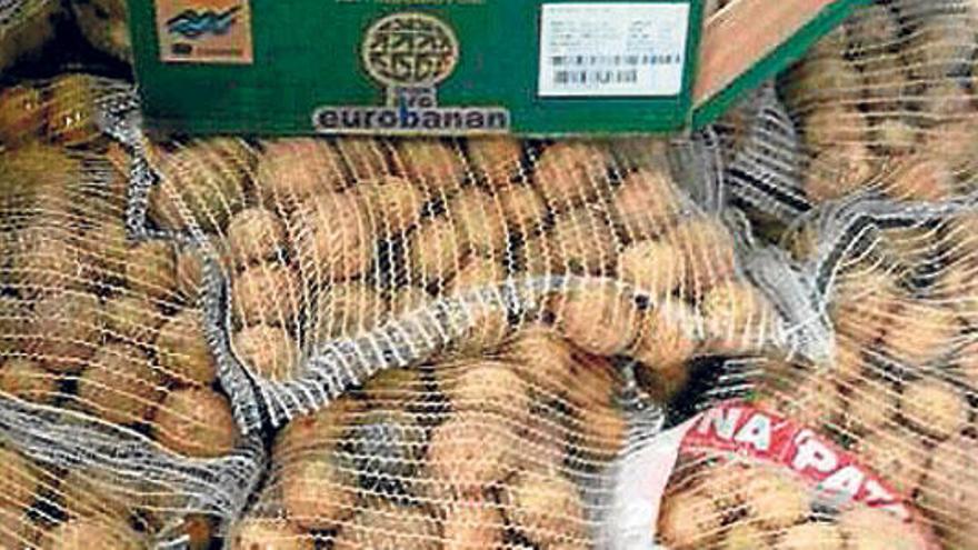 Decomisan 200 kilos de patatas y ajos en Pere Garau