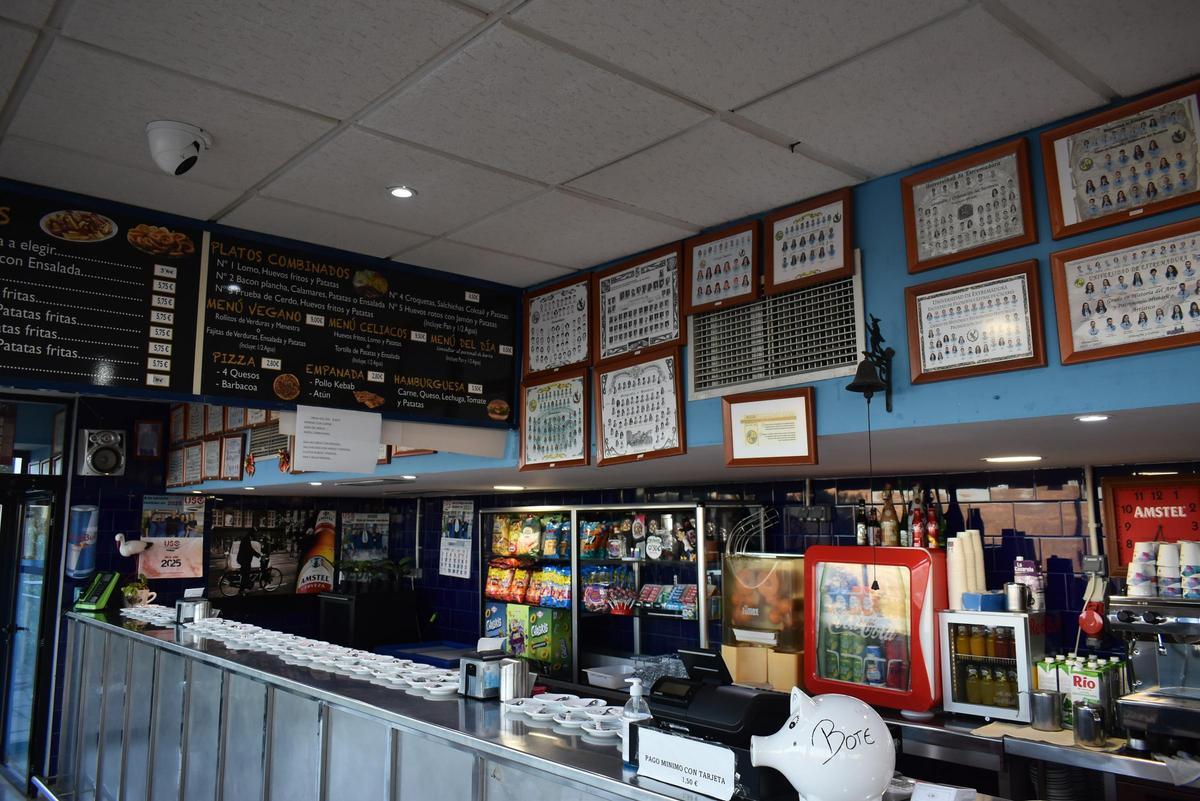 Imagen de la cafetería.