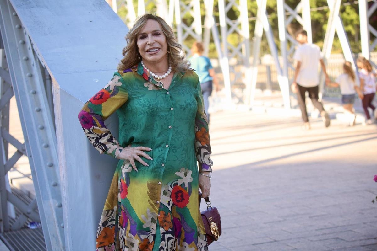 Benita Castejón, durante un momento de la entrevista con La Opinión en Murcia.