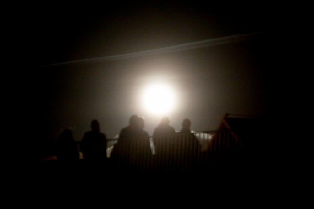 La luna llena  desde en Asturias