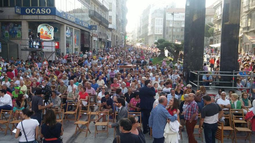 AVE Vigo - Madrid | Vigo clama "AVE sí" tras el dircuso de Caballero