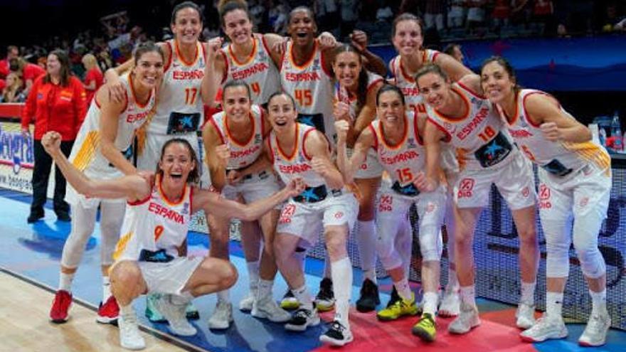 La selección femenina de España.