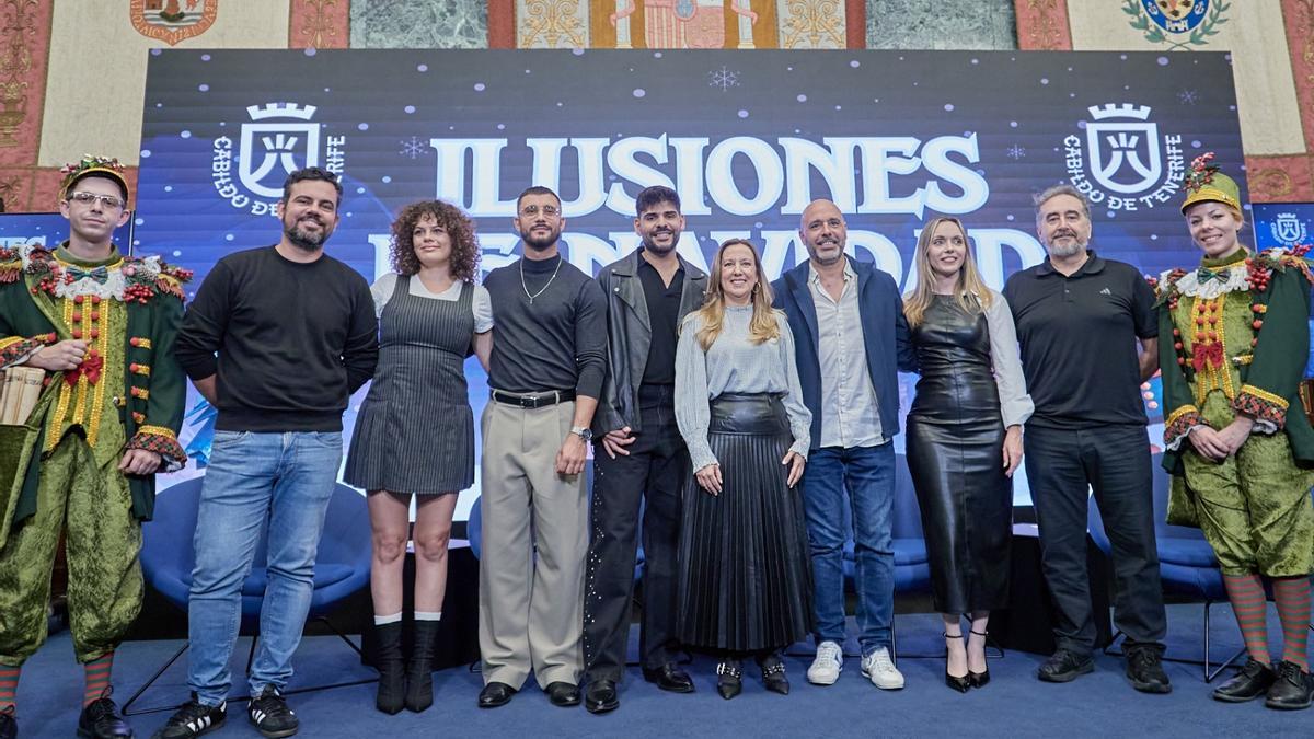 Presentación de la nueva iniciativa navideña del Cabildo de Tenerife