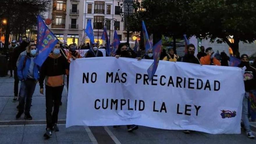 Manifestación de la Corriente, en Gijón