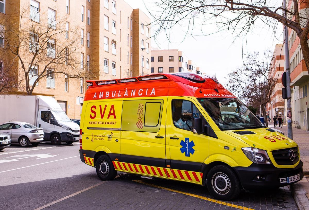 Archivo - Una ambulancia de Soporte Vital Avanzado (SVA)