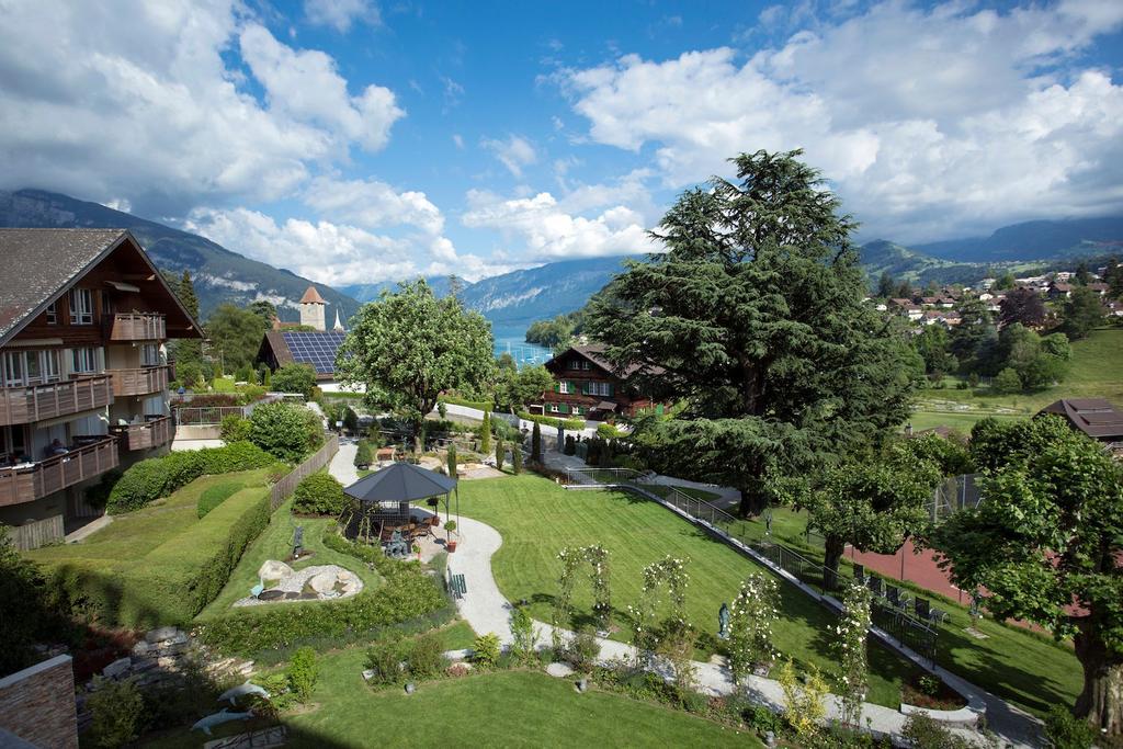 Hotel Eden, en Spiez, con vistas al lago Thun