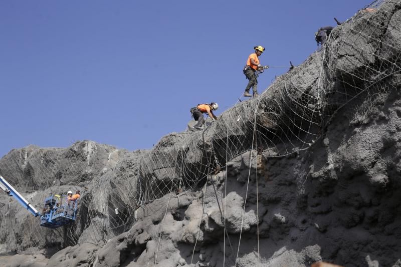 Zonas con riesgos de desprendimiento en Tenerife