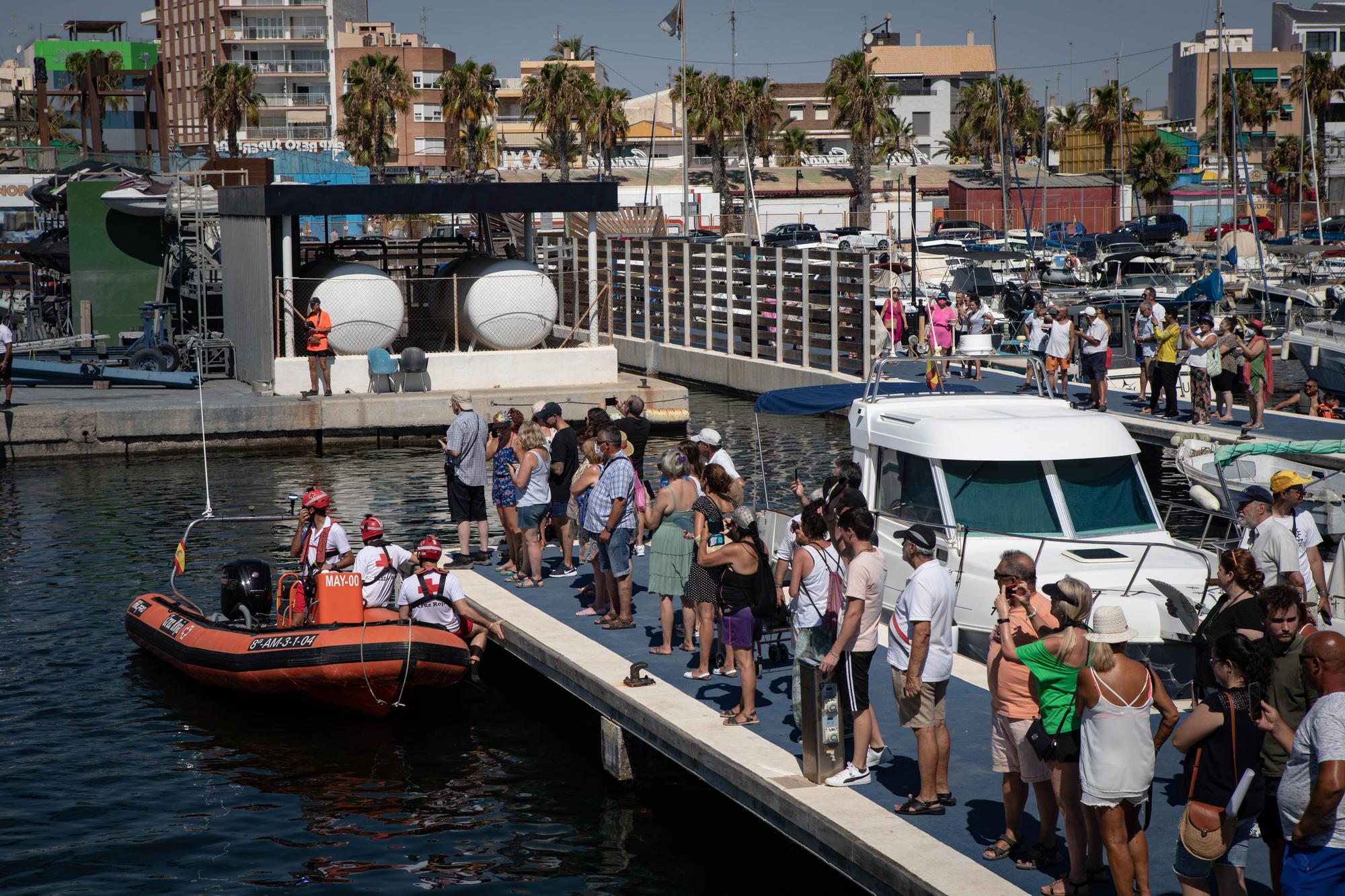 Procesión marítima de la Virgen del Carmen