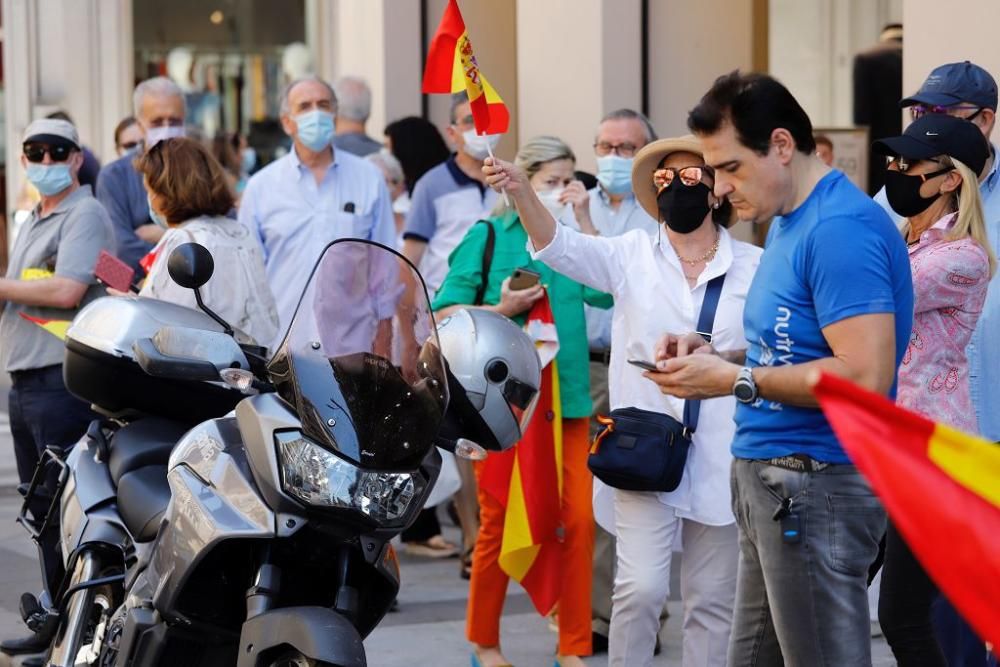 Manifestación contra el Gobierno de Sánchez