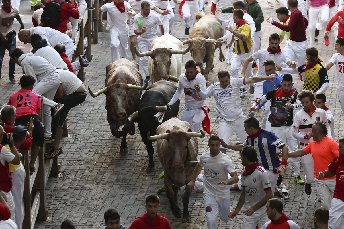 Primer encierro dels Sanfermins.