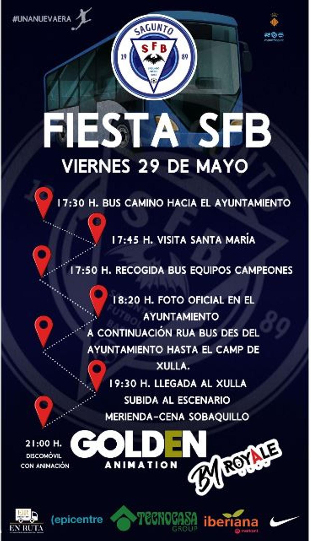 Cartel de la fiesta.