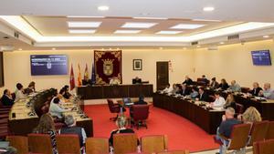 Imagen de archivo del pleno del Ayuntamiento de Albacete