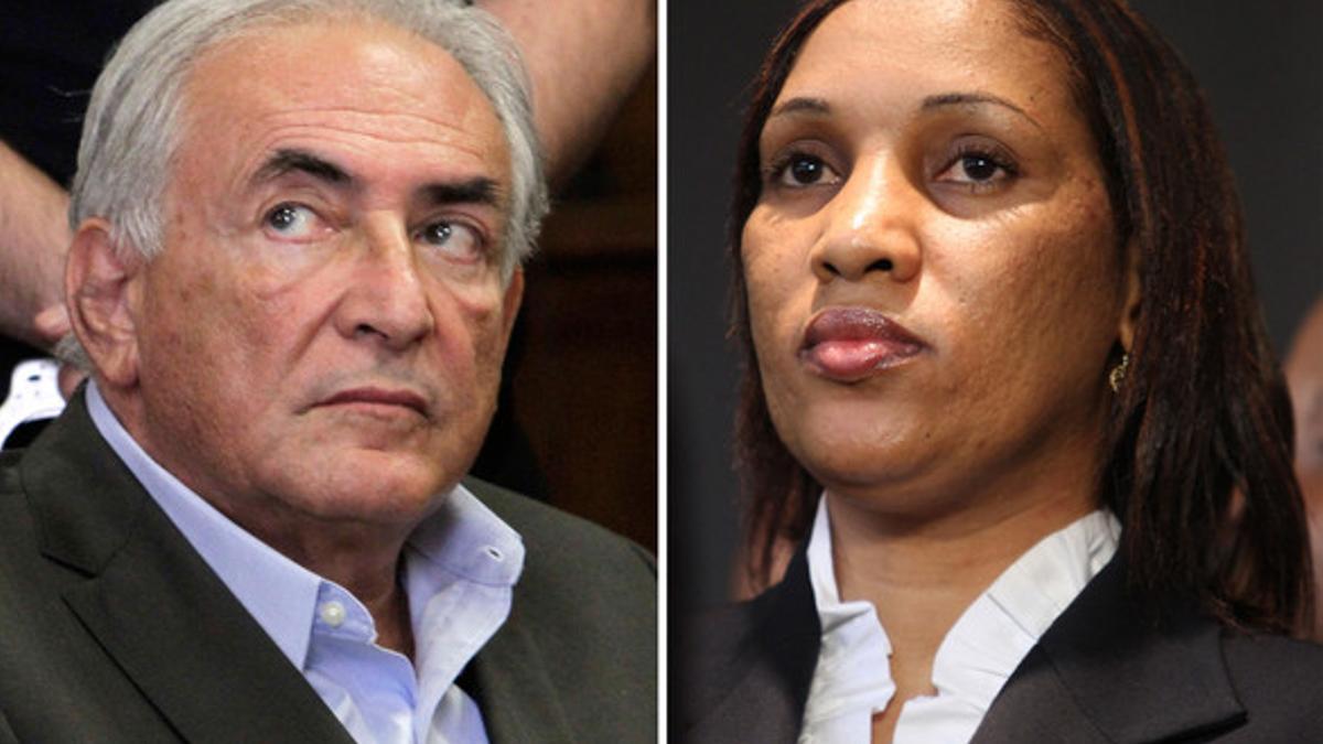 Dominique Strauss-Kahn y Nafissatou Diallo.