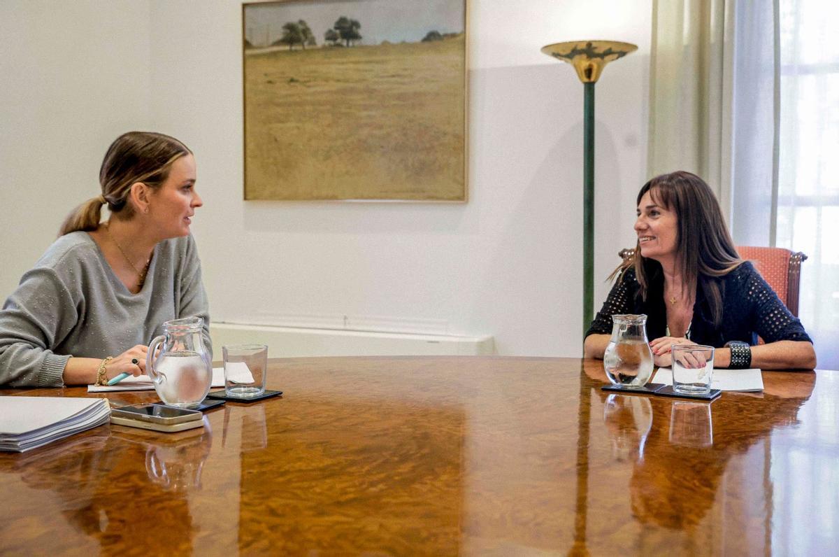 Marga Prohens y Manuela Cañadas, en una imagen de archivo.