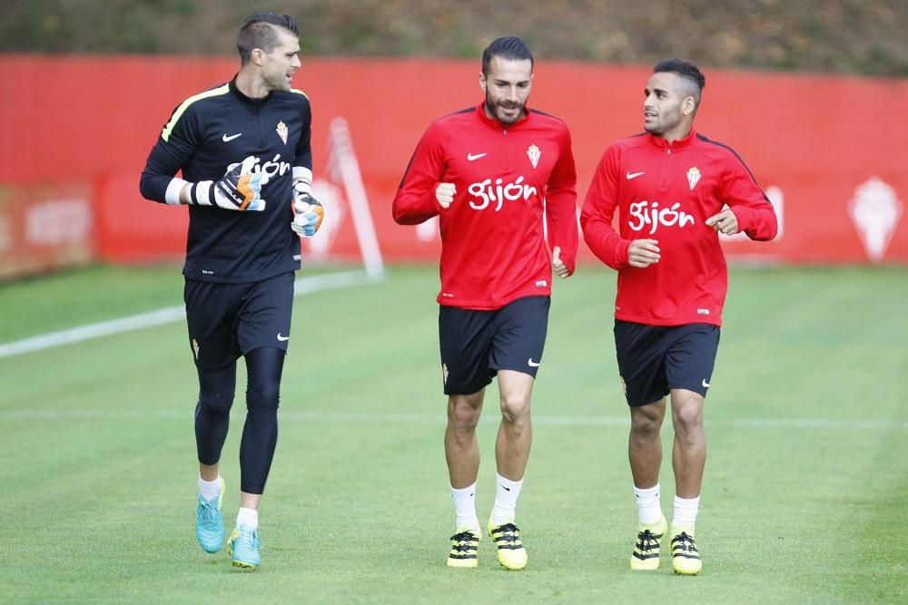 Entrenamiento del Sporting