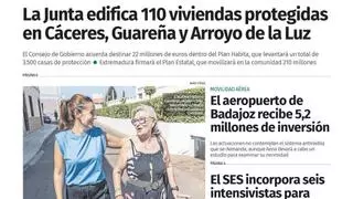 Consulta la portada en papel de El Periódico Extremadura este miércoles, 16 de septiembre