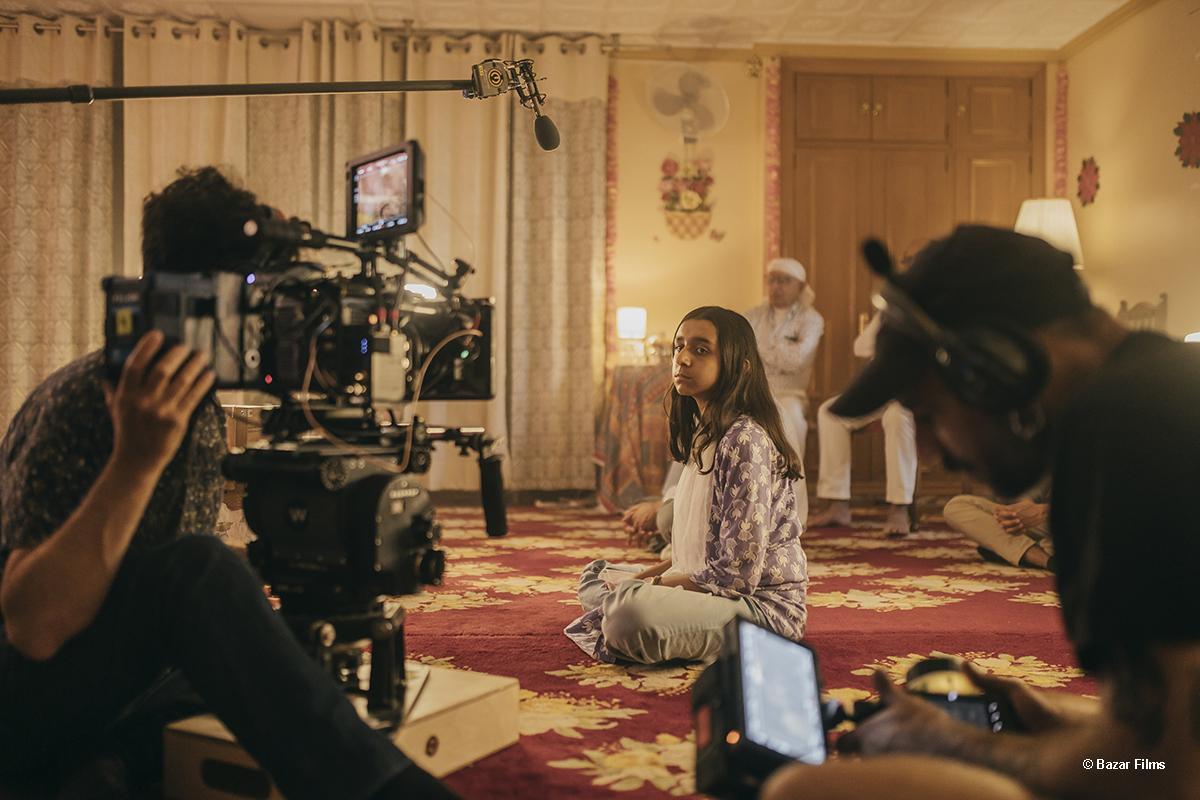 Una imagen del rodaje del cortometraje 'Roshni'