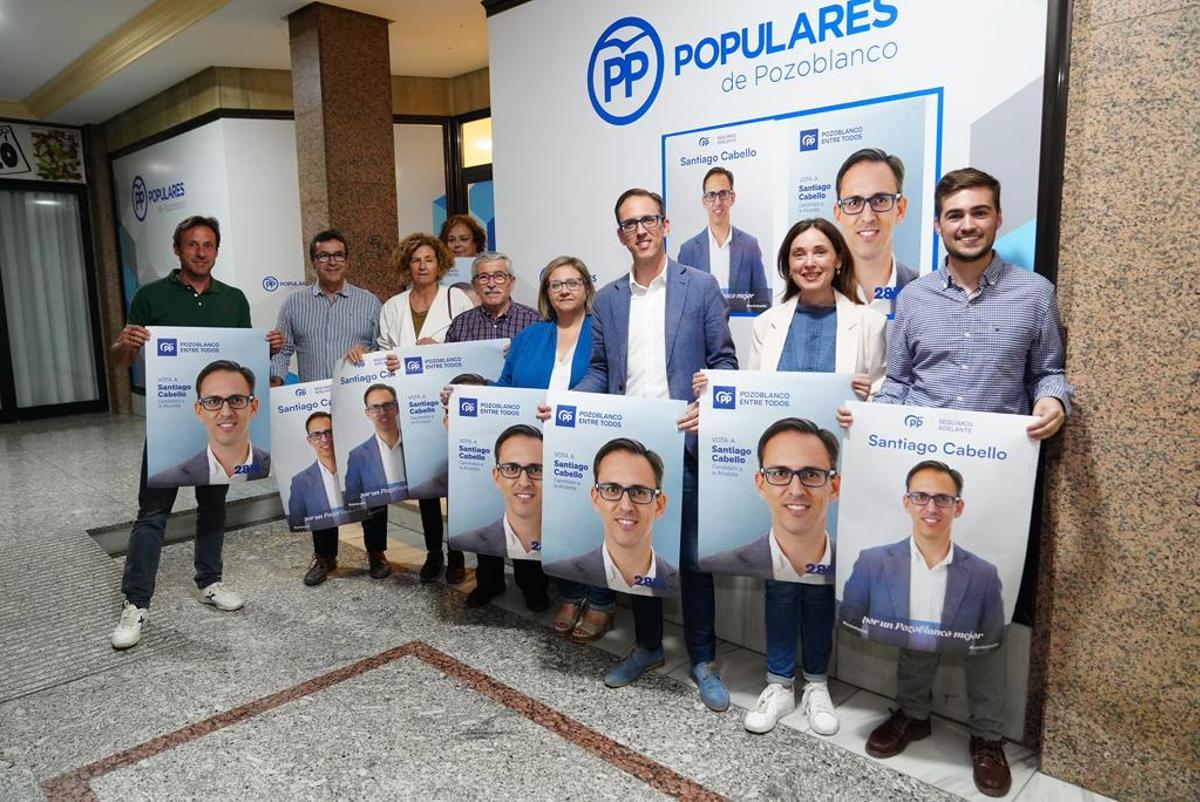 Acto de inicio de campaña del PP en Pozoblanco.