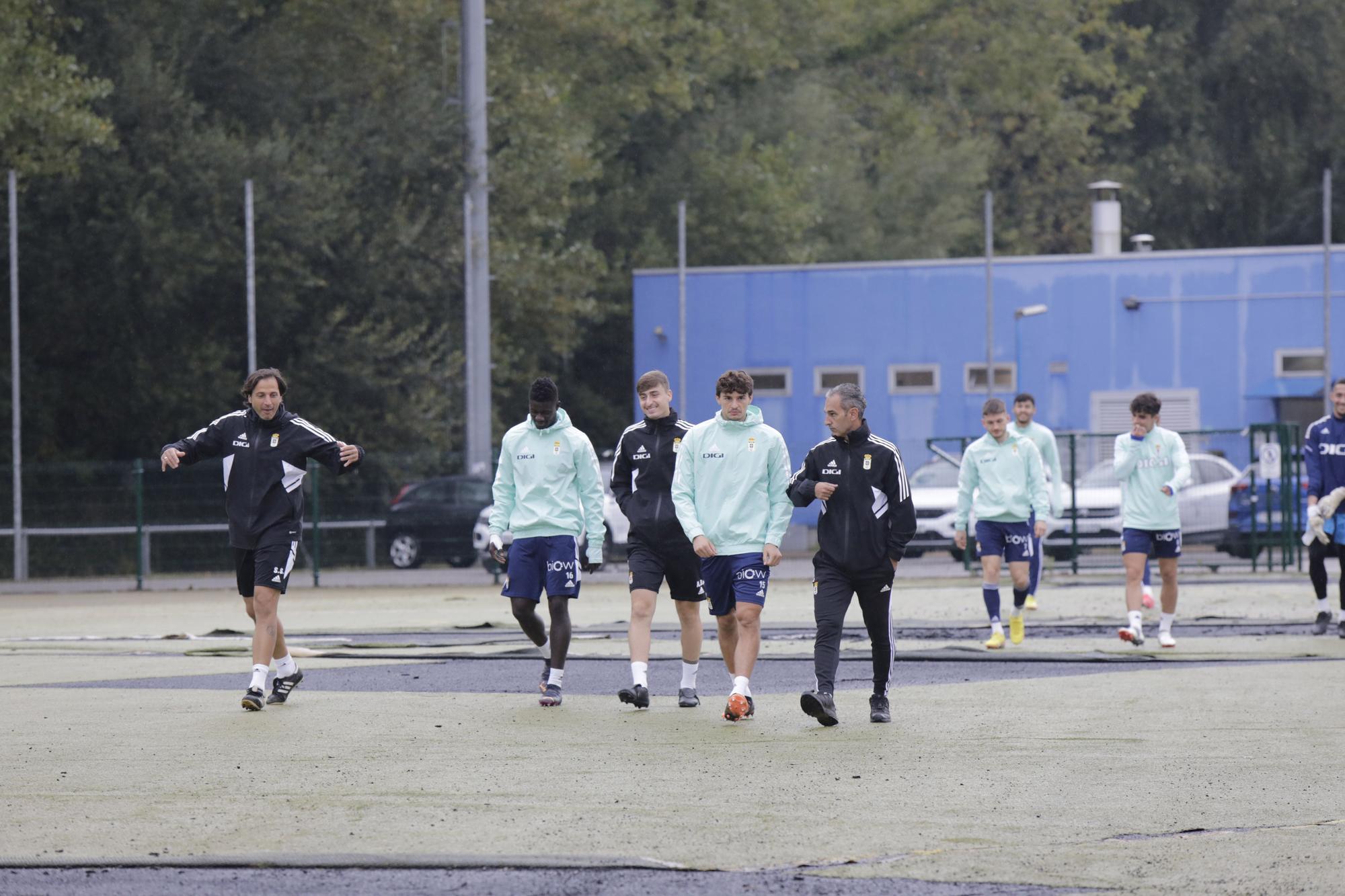 EN IMÁGENES: el entrenamiento del Oviedo