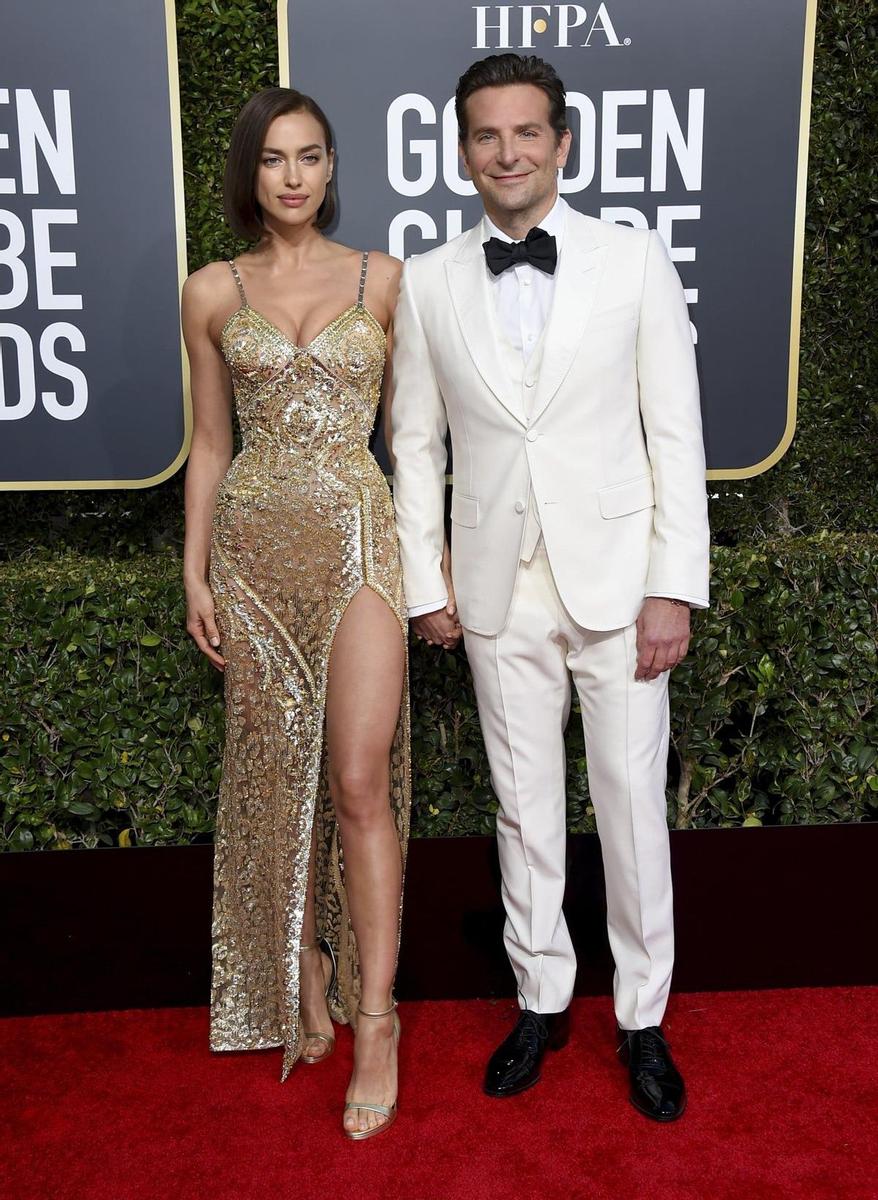 Parejaza: Irina Shayk y Bradley Cooper en los Globos de Oro 2019