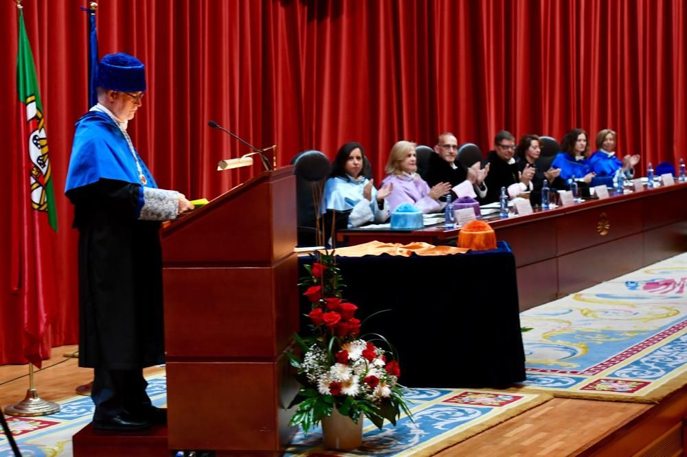 El profesor Boaventura de Sousa, doctor honoris causa por la Universidade da Coruña