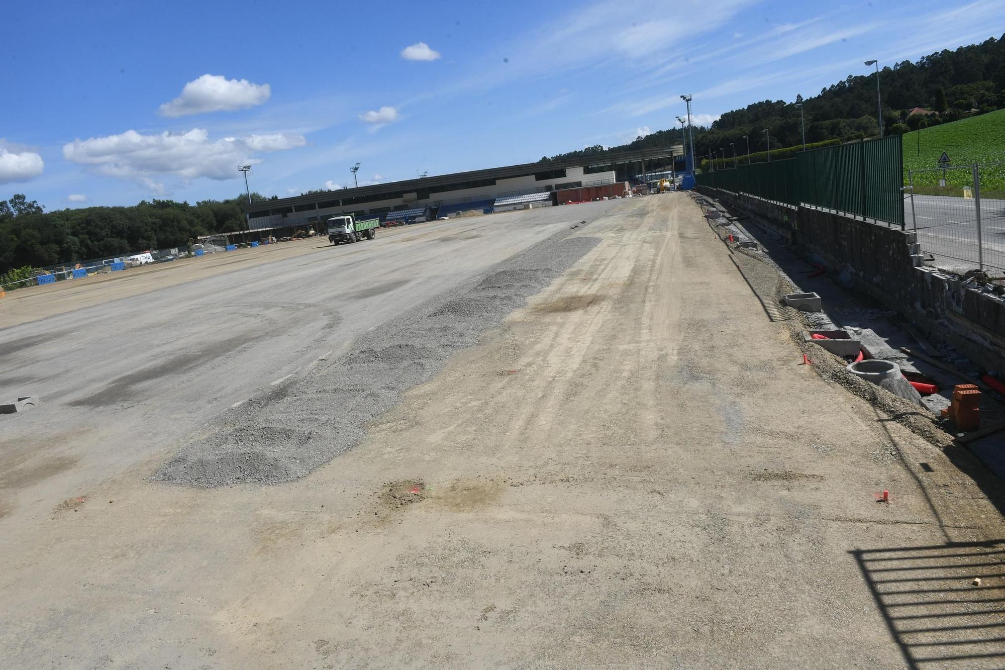 El nuevo Abegondo coge forma así están las obras en la ciudad deportiva