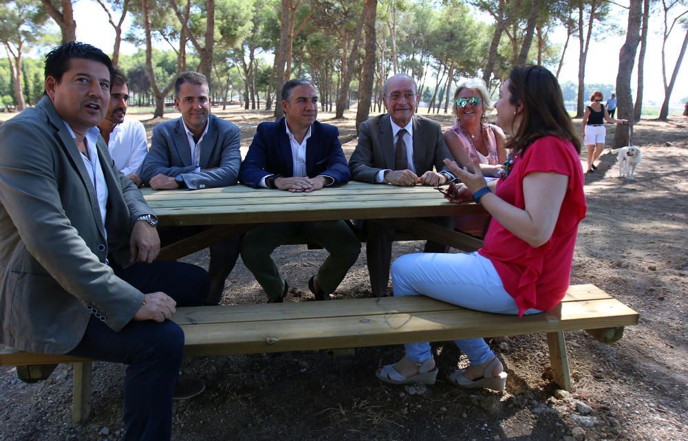 Inauguración del parque del Campamento Benítez.