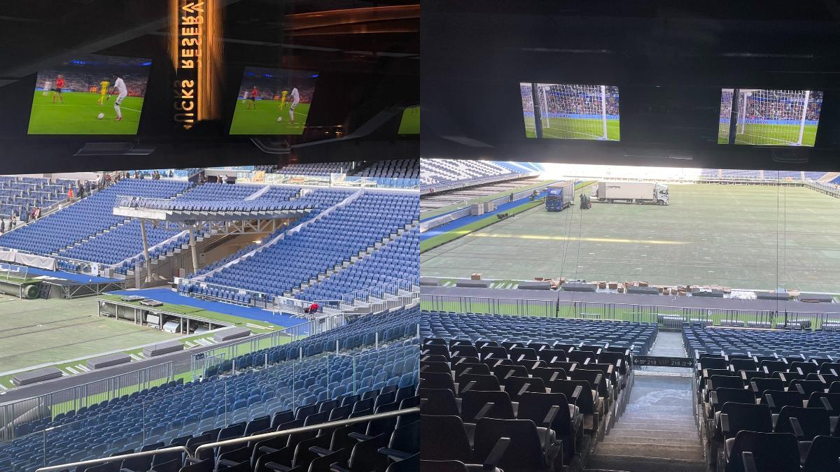 El Bernabéu se viste para la NFL