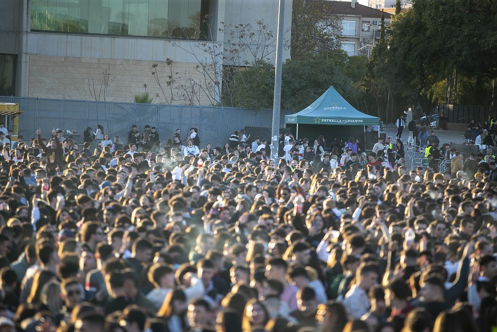 Las imágenes de la macrofiesta universitaria en La Fica (27/01/2023)