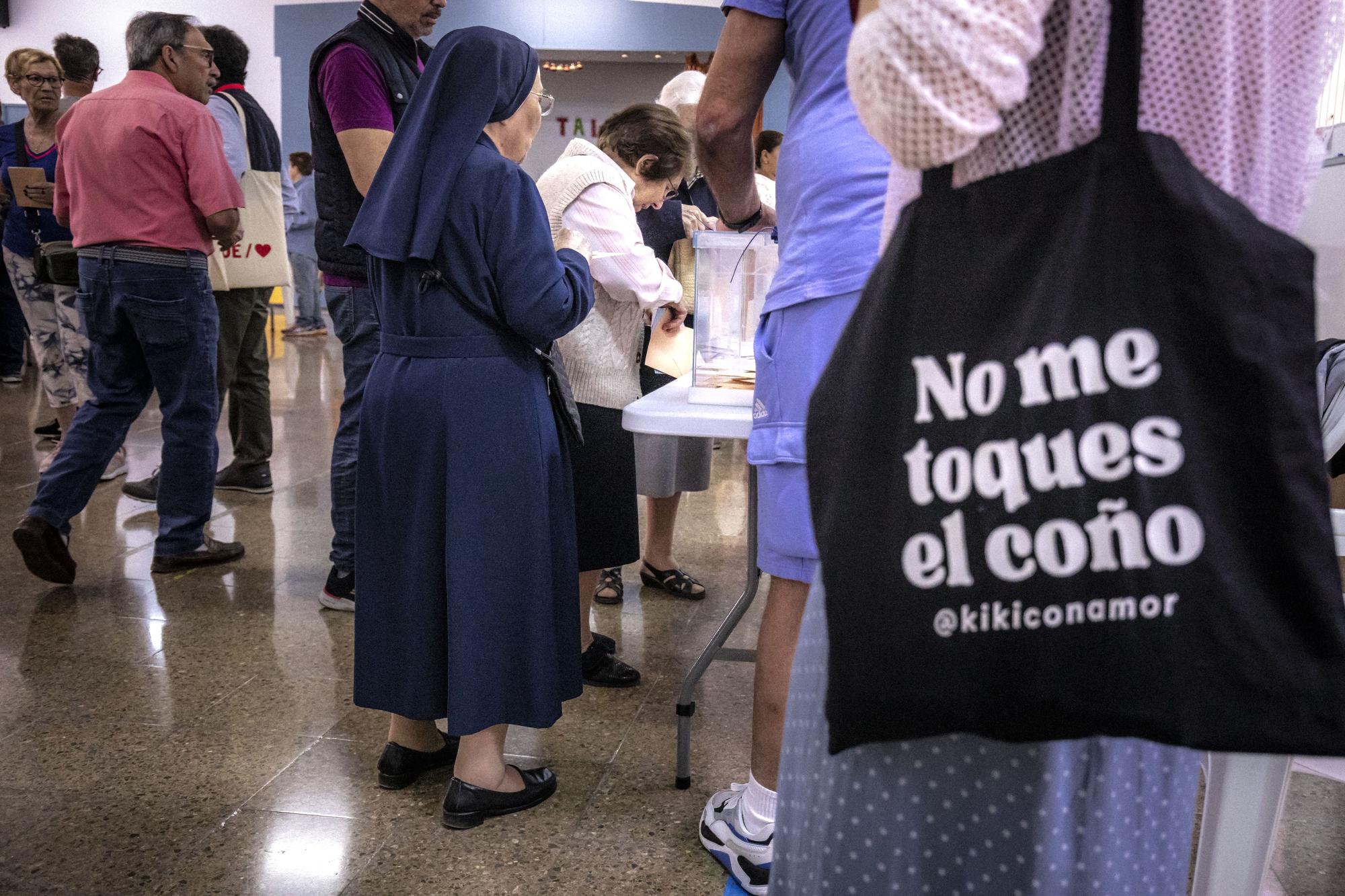 Un mapa electoral de contrastes a solo tres kilómetros de distancia