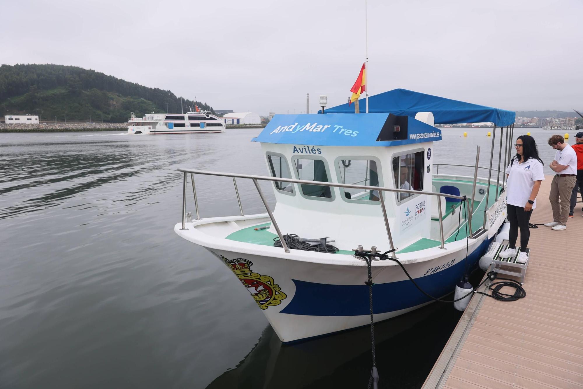 Regresan los paseos en lancha por la ría de Avilés: y hay novedades