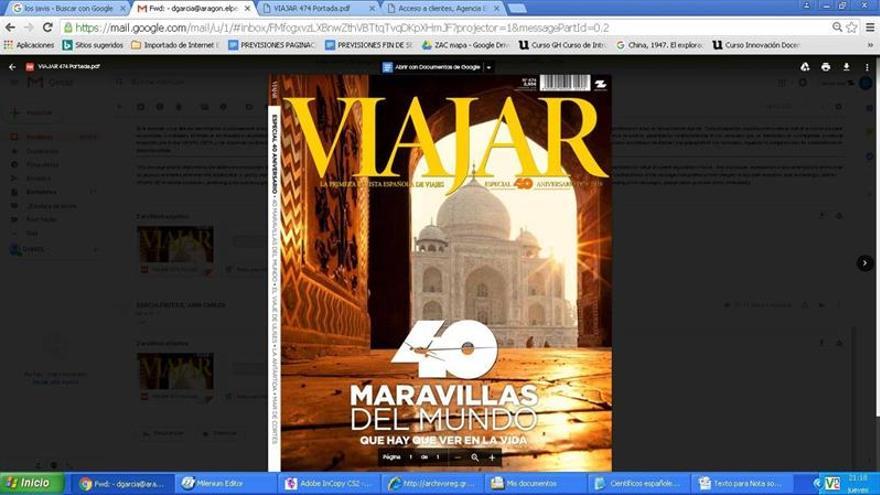 La revista ‘Viajar’ celebra con un número especial su 40º aniversario