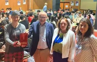 Abel Losada y María Reimóndez celebran el Día del Libro en Porriño