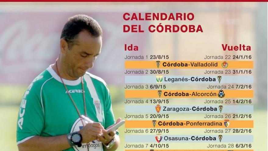 El Córdoba empieza y termina contra rivales directos y en casa