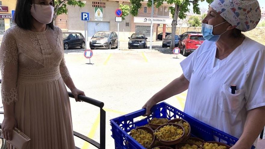 Almassora vive una Santa Quitèria atípica con &#039;Calderes&#039; a domicilio para los mayores y una misa íntima