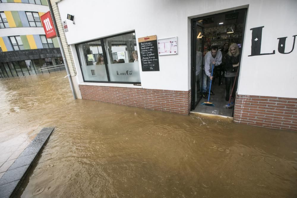 Inundaciones en Oviedo