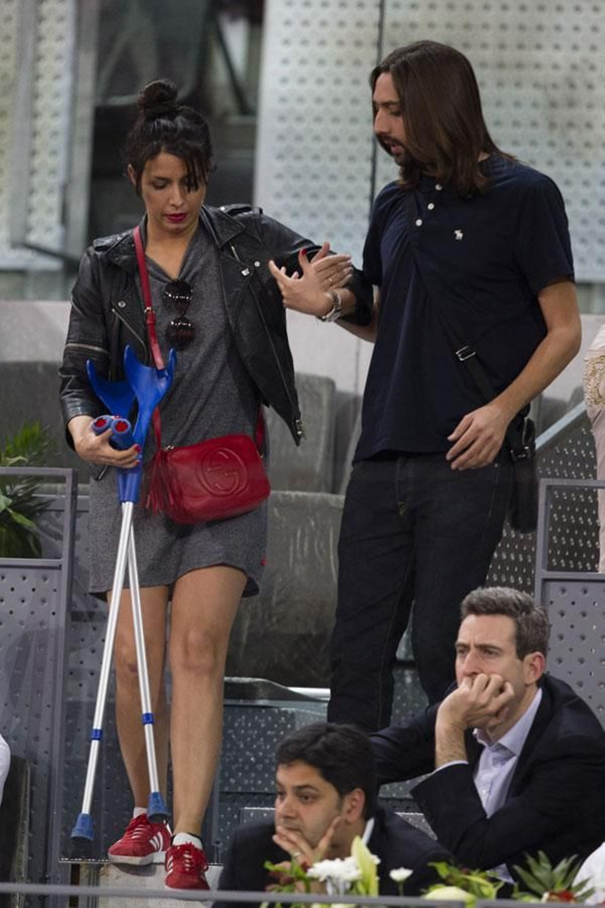 Sara Verdasco y su marido Juan Carmona en el Mutua Madrid Open 2017