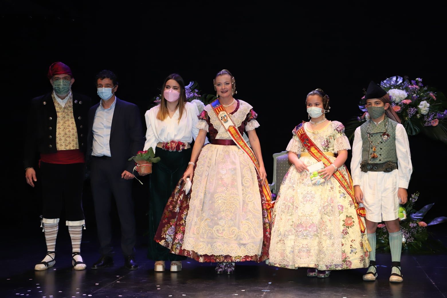 Exaltación de Patricia Sanz, fallera mayor infantil de València 1986, en Sevilla-Denia