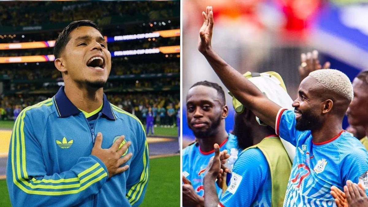 Cucho Hernández y Cédric Bakambu, en partidos con Colombia y RD Congo en el Mundial 2026