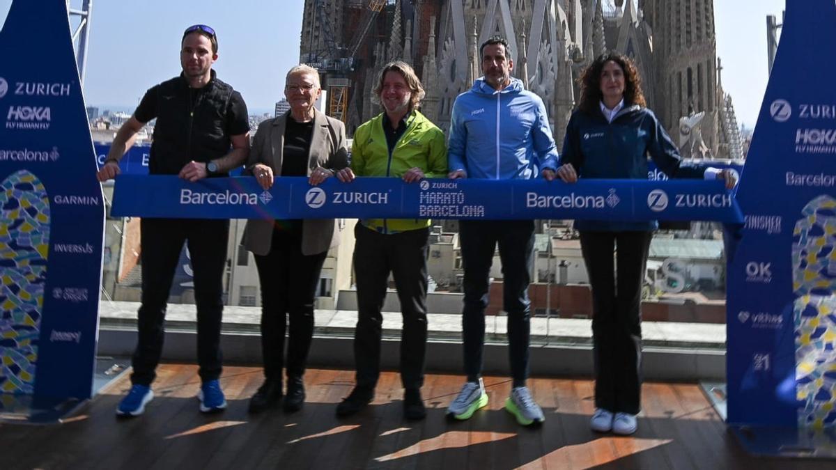 Presentación de la Maratón de Barcelona.
