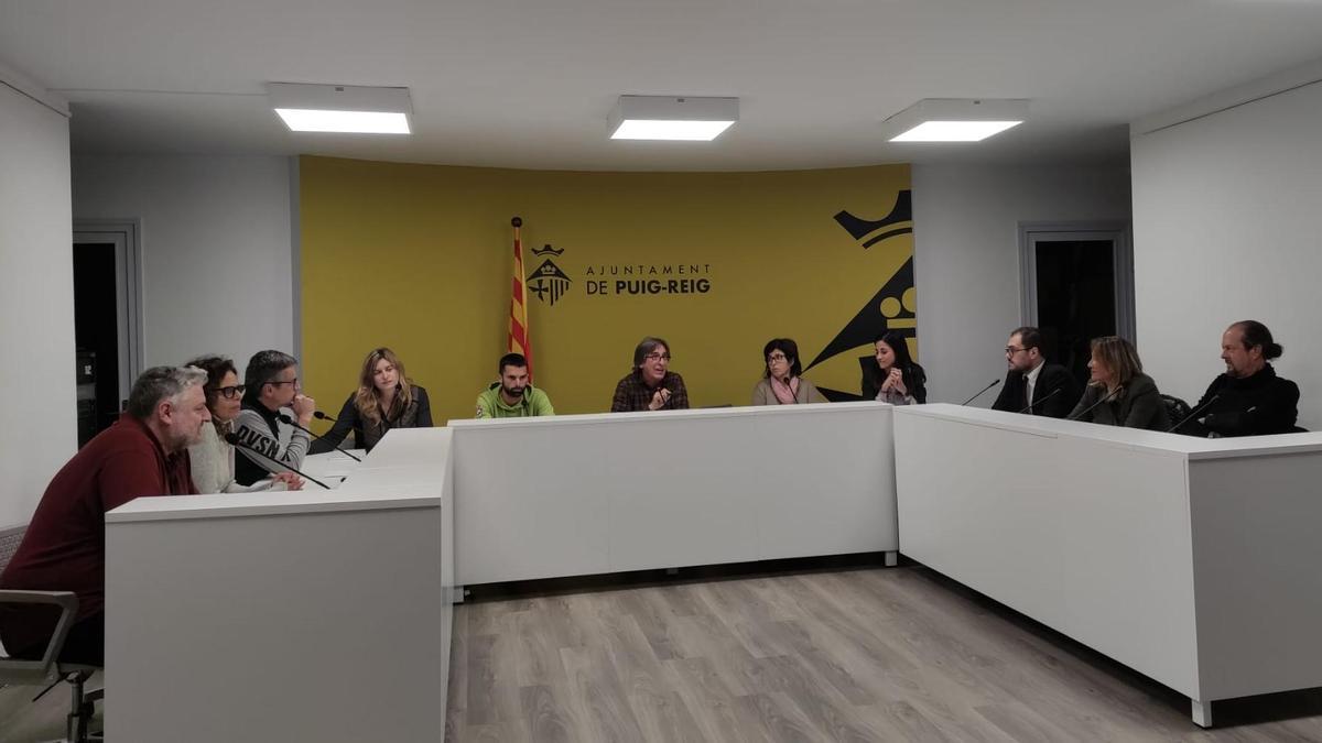 Alcalde i regidors de Puig-reig al ple d’aquesta setmana