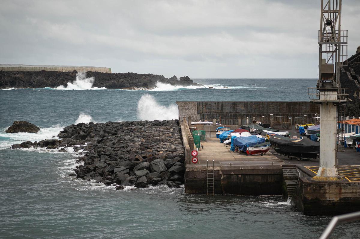 Así se encuentra la playa de San Marcos, en Icod Así se encuentra la playa de San Marcos, en Icod