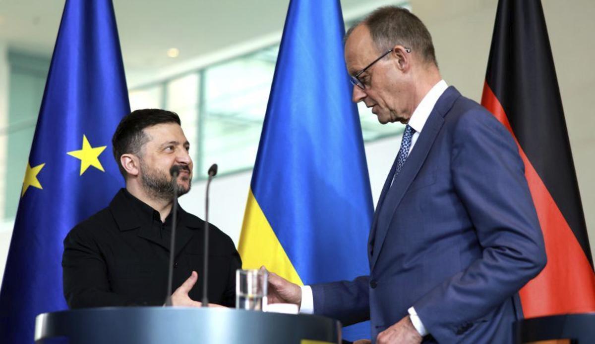 Merz i Zelenski amplien la producció conjunta de drons