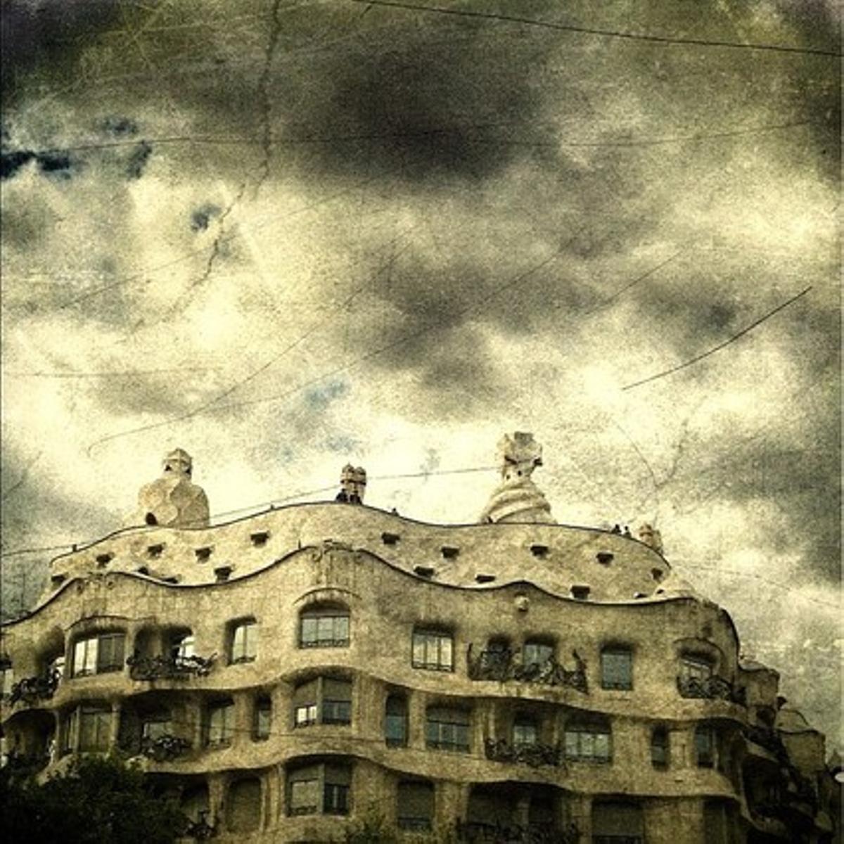 L’emblemàtica Pedrera d’Antoni Gaudí.