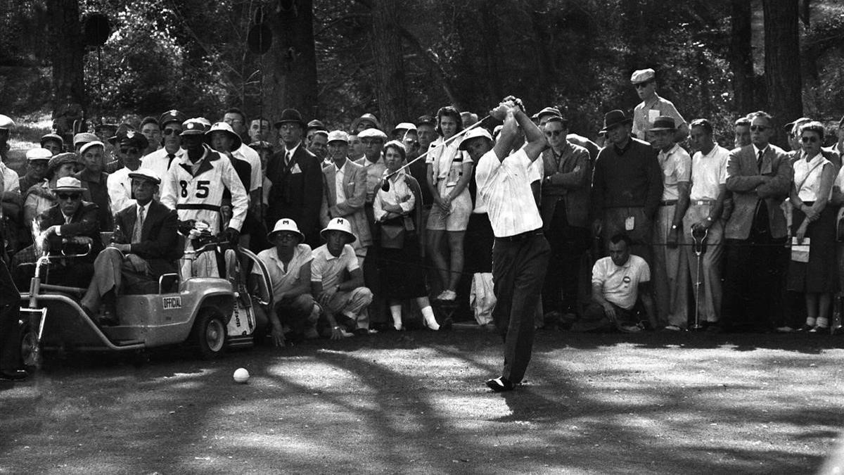 Arnold Palmer, durante la disputa del Masters de Augusta de 1958.