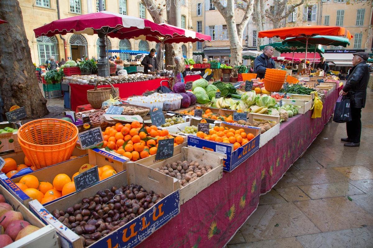 Mercado de Aix en Provence.