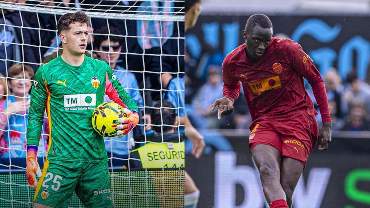 Julen Agirrezabala y Mouctar Diakhaby